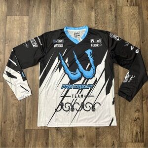 Wooli Tusk Bass Canyon 2023 Team Motorcross Jersey Pro Circuit Team Size M